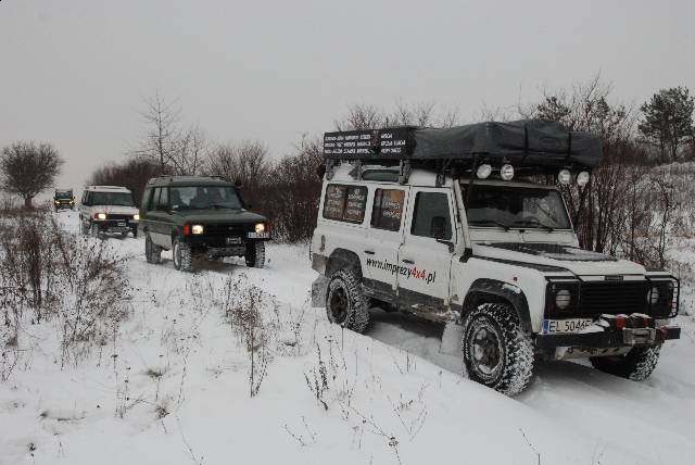 zima snieg samochody terenowe imprezy off road